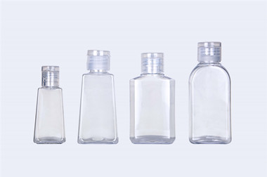 Empty Clear PET Plastic Bottle for Gel Hand Sanitizer