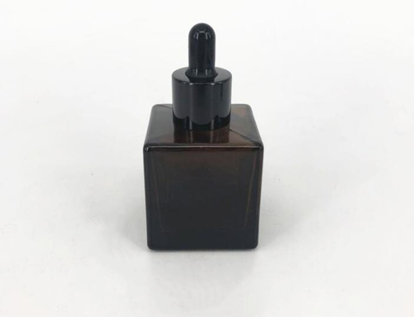 Square Glass Dropper Bottle