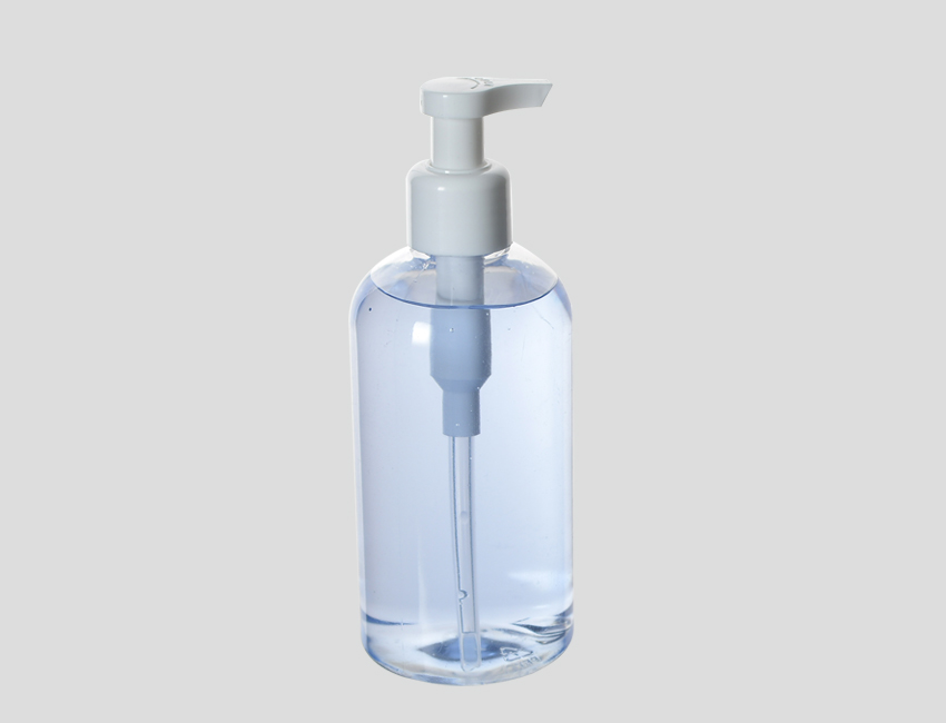 Clear Round Boston Pump Bottles