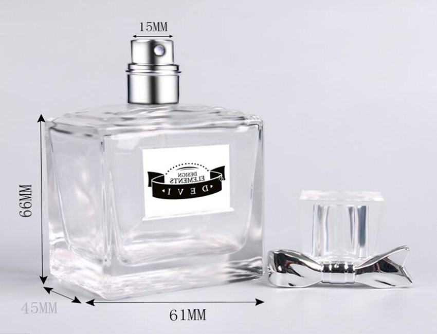 100 ML Glass Perfume Bottle Clear