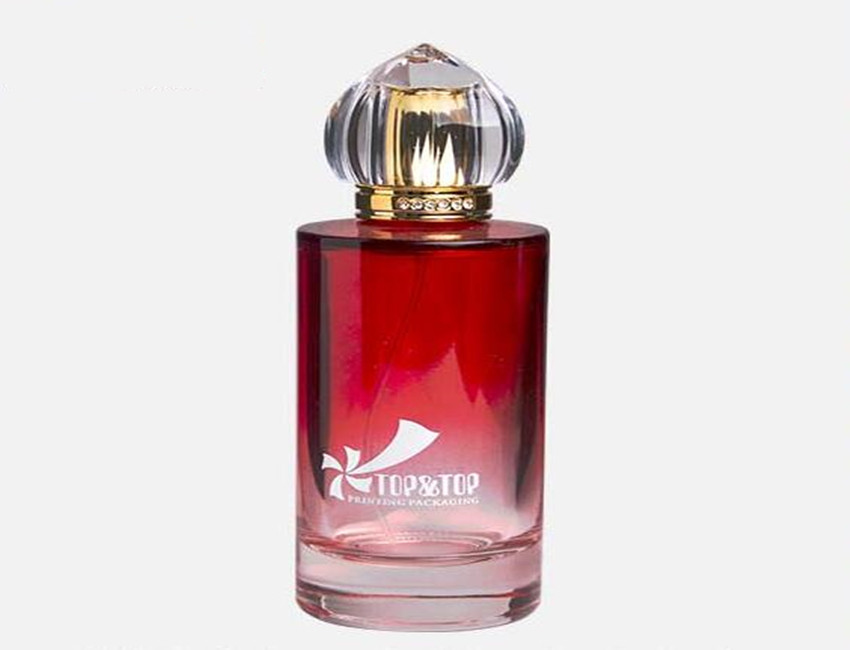Red Glass Perfume Bottles