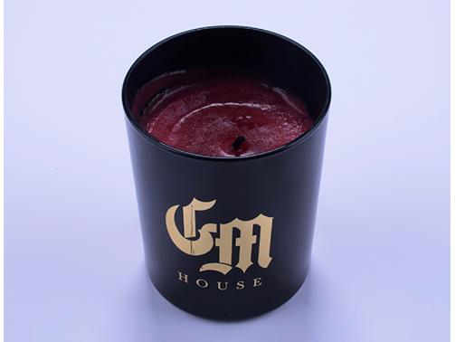 Glass Candle Jar with Glass Lid