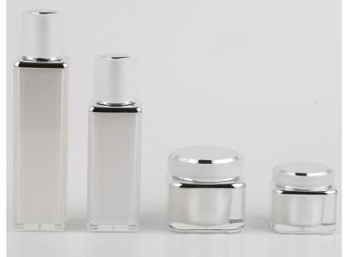 White Cosmetic Jars