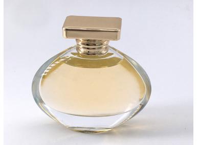 Yellow Round Perfume Bottle