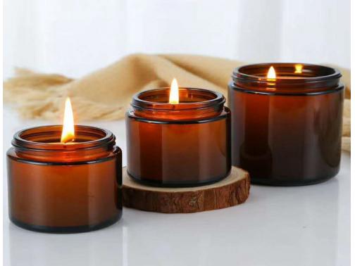 Brown Candle Jars