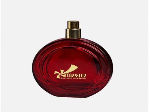 Round Flat Perfume Bottle