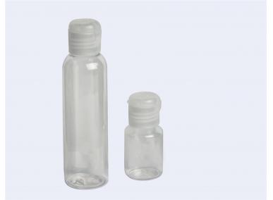 Transparent Gel Hand Sanitizer Bottles