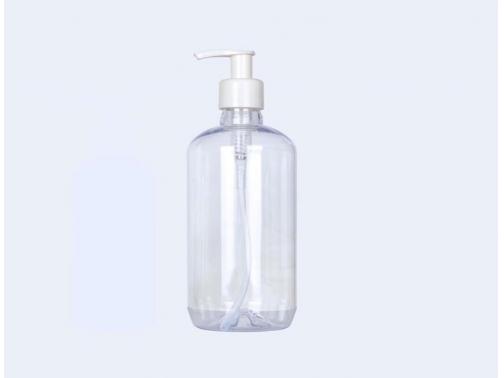 Clear Round Boston Plastic Bottles