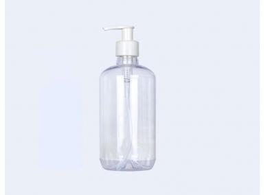 Clear Round Boston Plastic Bottles