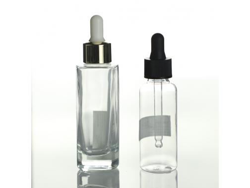 dropper glass bottles for cosmetic