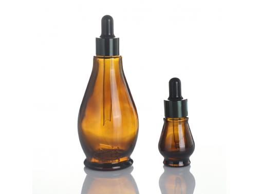 dropper glass bottles for cosmetic