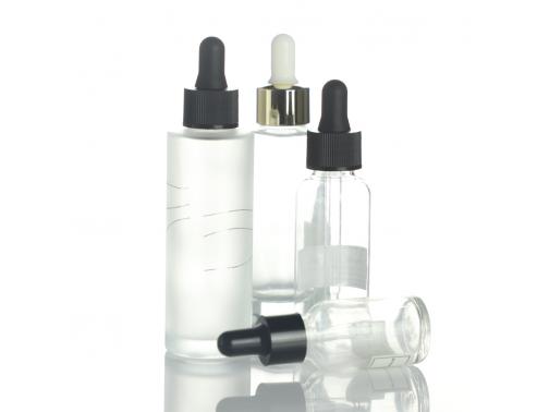 dropper glass bottles for cosmetic