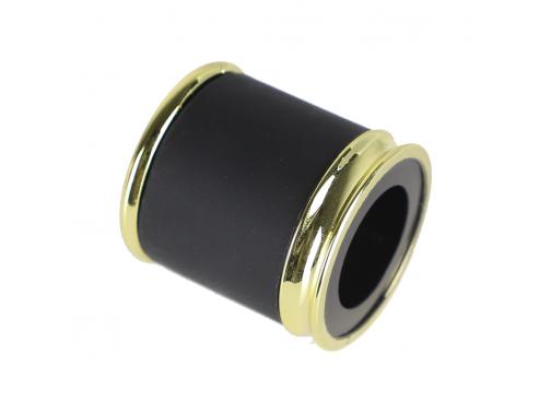 Wholesale Black & Golden Leather Cap Perfume Bottle Cap