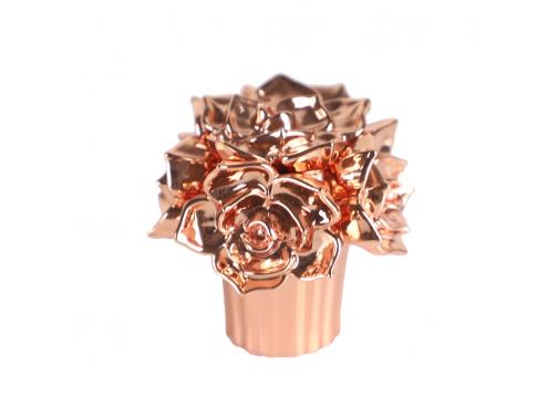 Custom Rose Gold Alloy Bottle Cap Metal Perfume Cover Wholesale Of Perfume Bottle Manufacturers