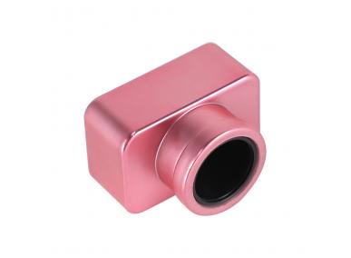 Perfume Pink Bottle Rectangular Cube Perfume Cap -Top & Top