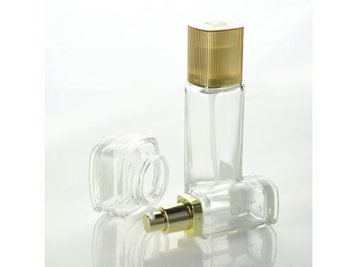 cosmetic glass bottles