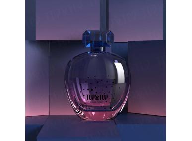 purple perfume bottle